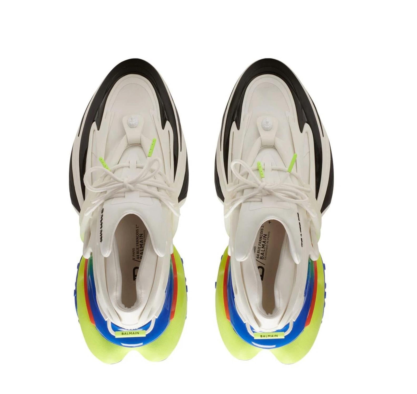 Balmain - Men's Unicorn Low-top Neoprene & Leather Chunky Sneakers