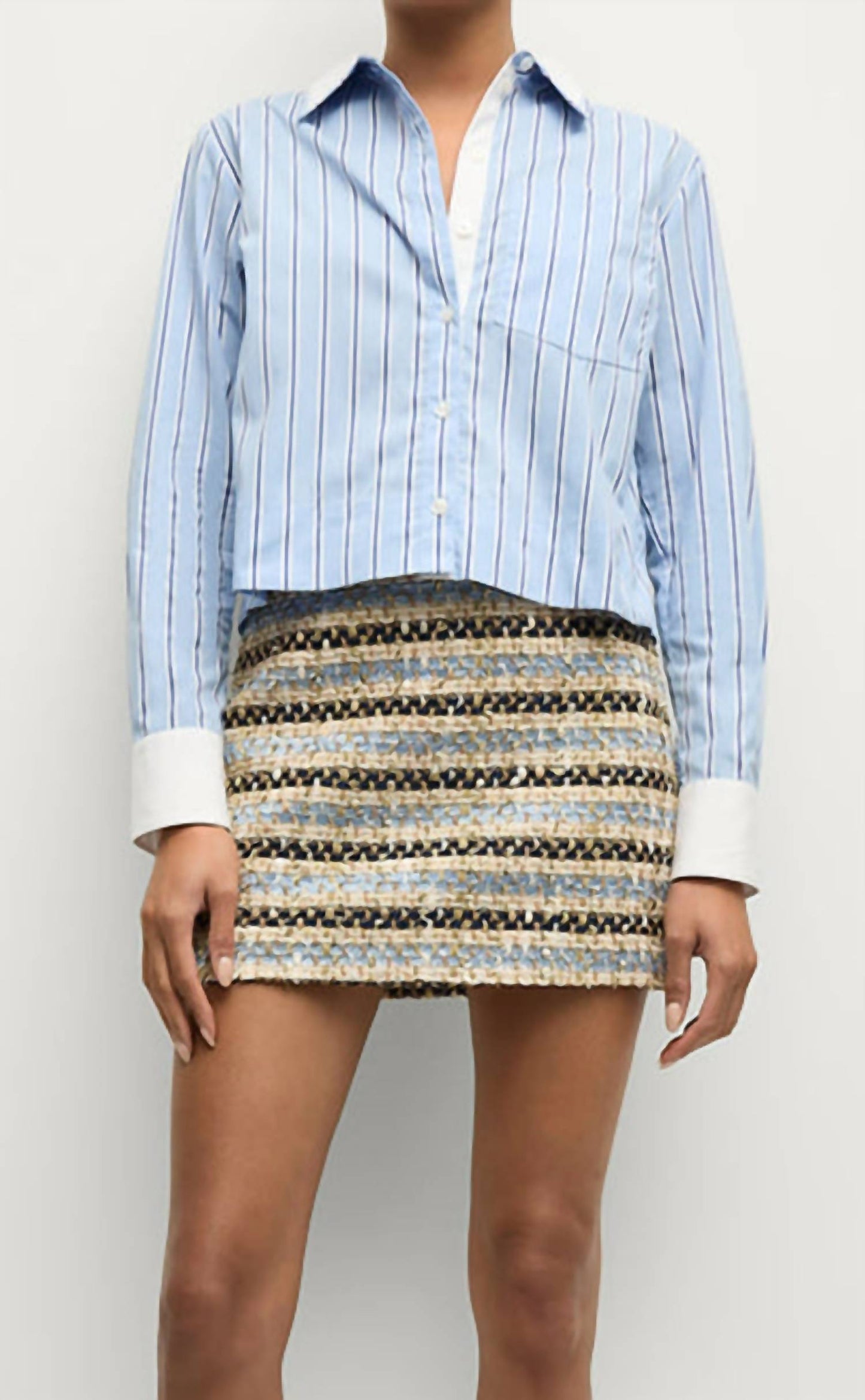 Veronica Beard - Maia Double Collar Top