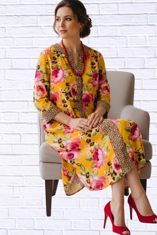 Calypso - Demi Shirt Midi Dress