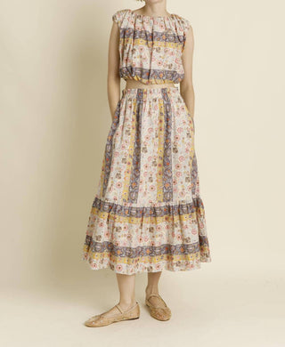 Aureum - PAISLEY MIDI SKIRT