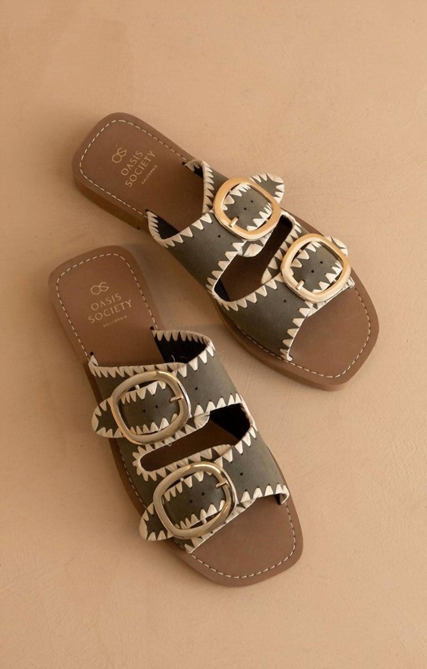 Oasis Society - Women's Tivoli Buckle Slides