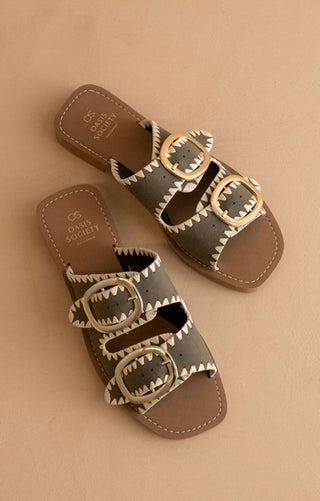 Oasis Society - Women's Tivoli Buckle Slides