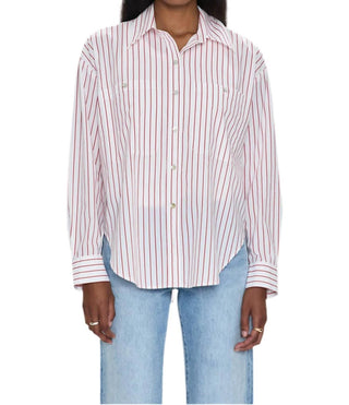 Pistola - Camisa listrada grande Samantha com botões