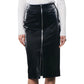 Enza Costa - Satin Finish Leather Skirt