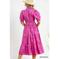 Style Usa - Ruffle Smocked Midi Dress