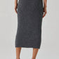 Astr - Neve Ribbed Sweater Midi Skirt