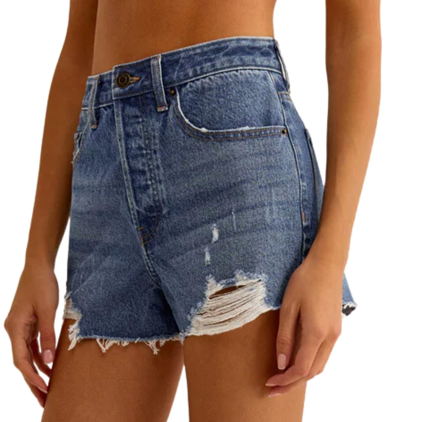 Z Supply - Women's Classic Hi Rise Denim Short