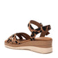 Xti - Women's Animal Print Wedge Sandals