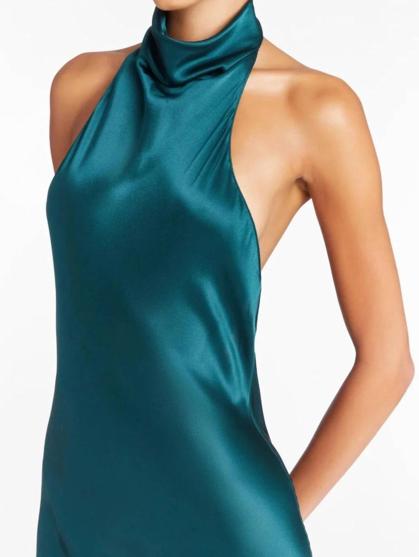 Amanda Uprichard - Rainier Cowl Halter Gown