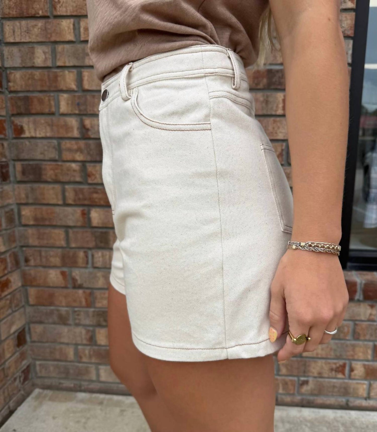 Mother - Get To It High Rise Denim Short