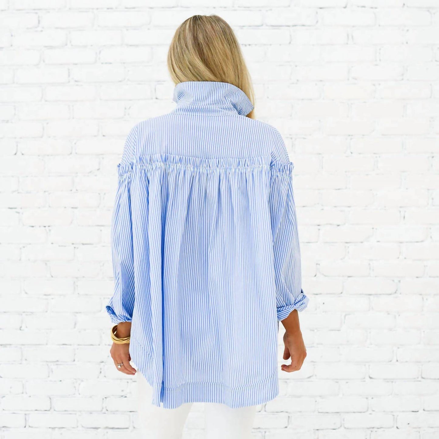 Caryn Lawn - Miriam Oversized Long Sleeve Top