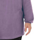 On The Plus Side - Plus Size Cotton Jersey Mock Turtleneck Long Sleeve Top