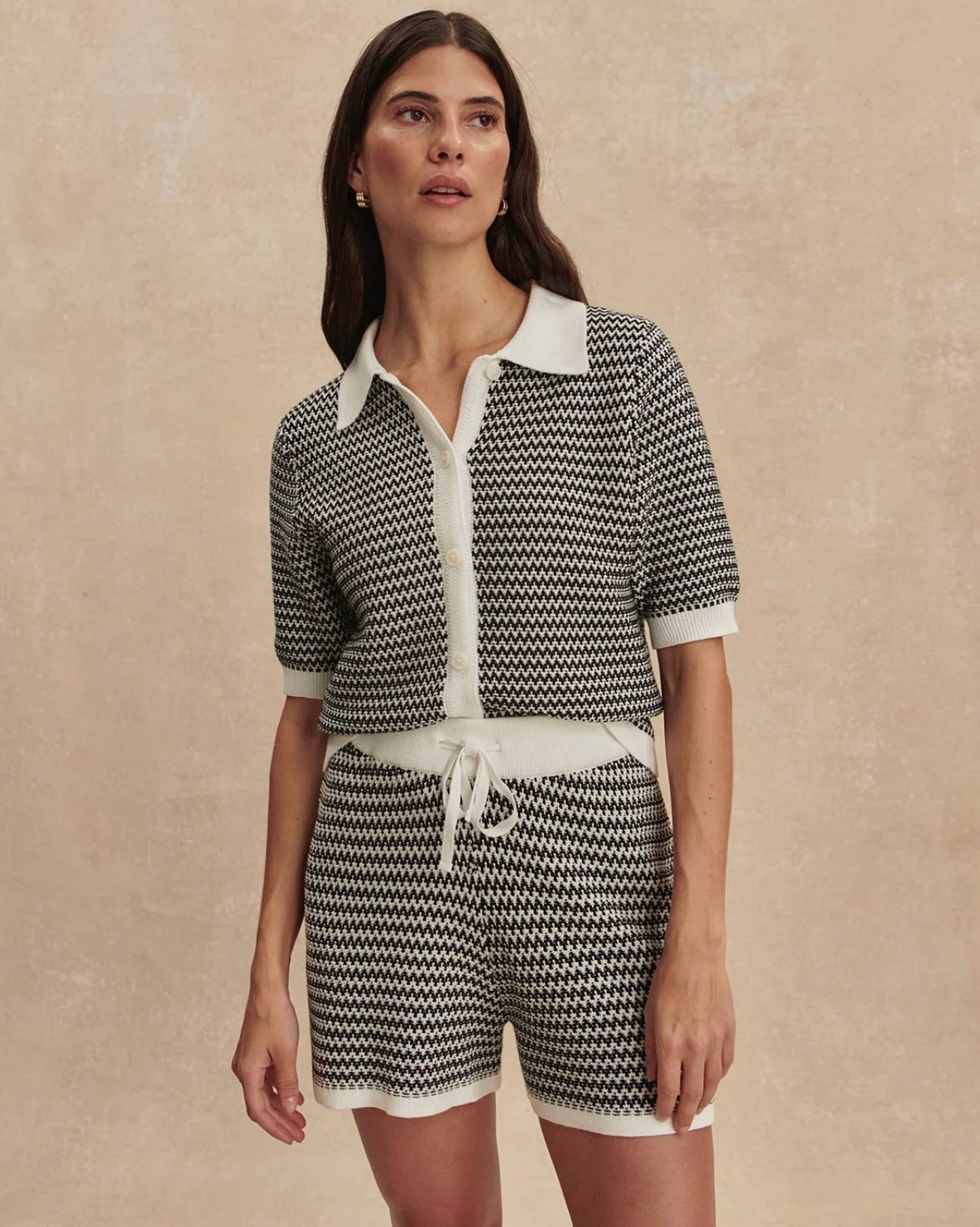 Varley - Gaelle Polo Knit Top