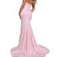 Rachel Allan - Figure-hugging Strapless Prom Dress
