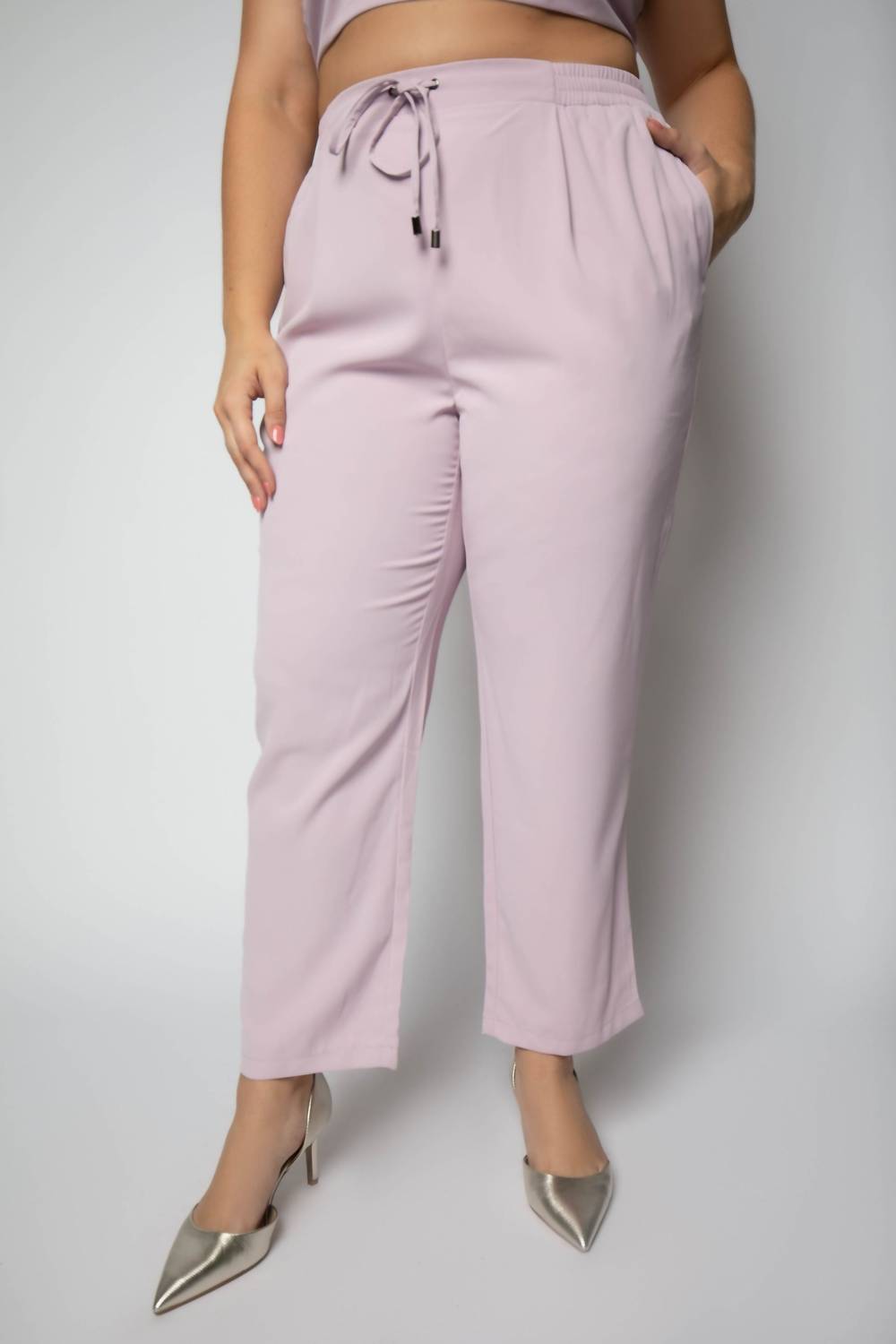 Geegee - 3 Piece Woven Pants Suit - Plus