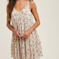 Wishlist - Pleated Floral Mini Dress