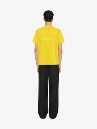 Givenchy - Camiseta Slim Fit com Estampa Reversa