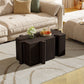 3-Piece Artistic Puzzle Table Set