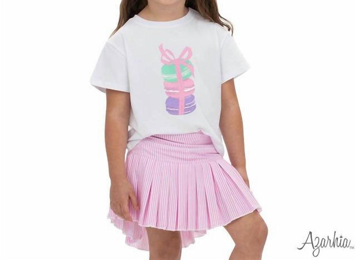 Azarhia - Girls Macaroon Boxy Tee