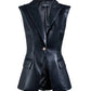 Generation Love - Rialto Vegan Leather Sleeveless Blazer