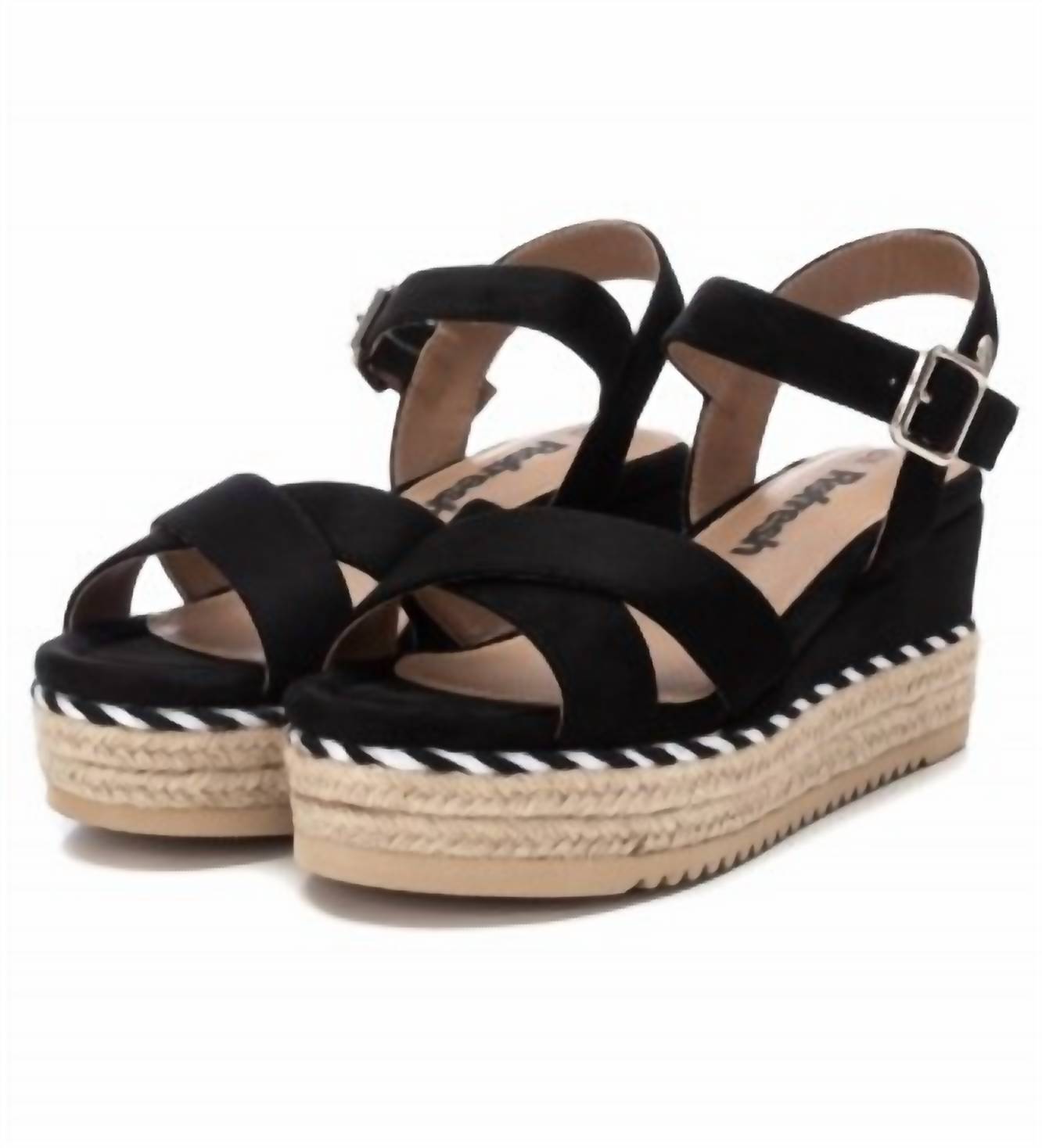 Xti - Women's Suede Wedge Sandals