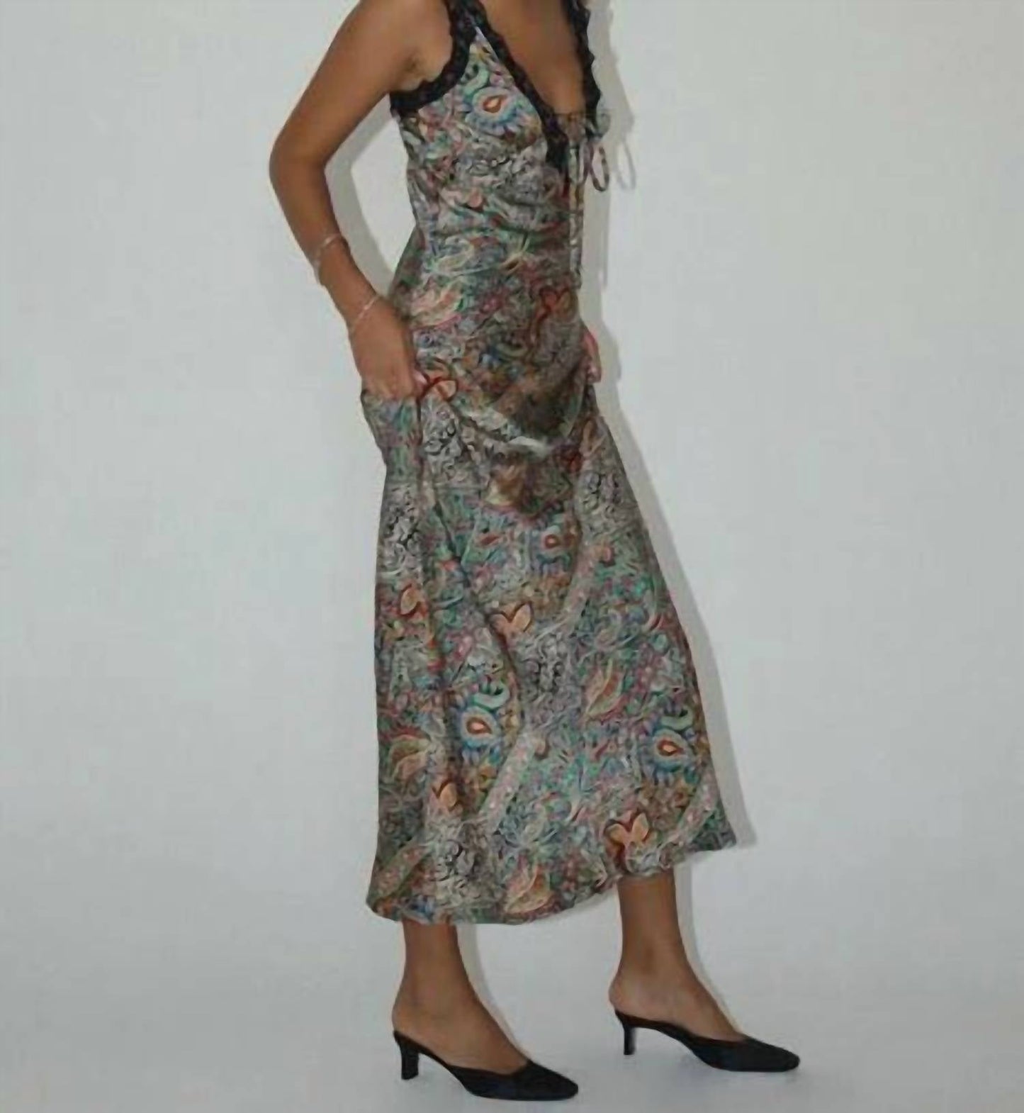 Bailey Rose - Paisley Print Maxi Dress