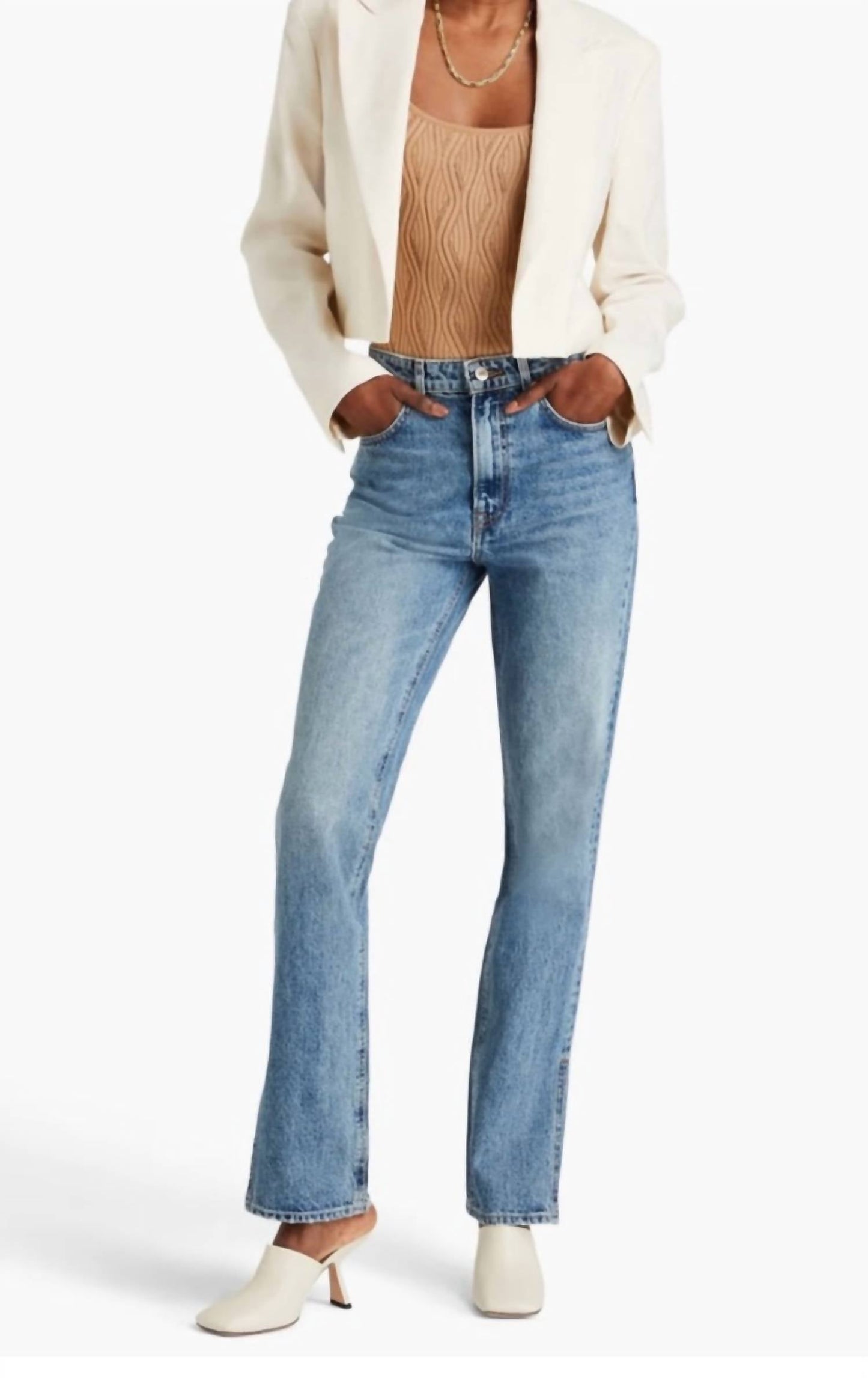 Grlfrnd - Harlow High Rise Boot Slit