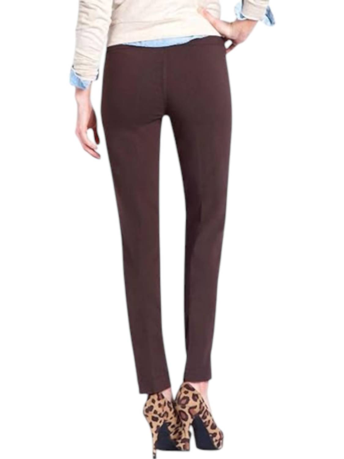 Multiples - Narrow Pull-on Straight Leg Pant