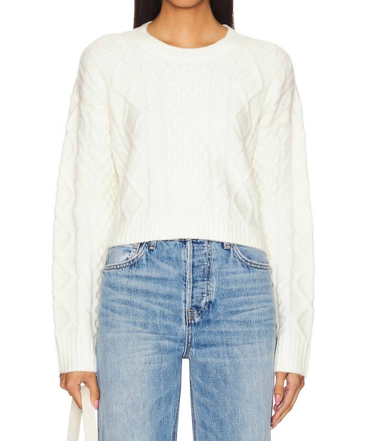 Steve Madden - Kessie Cable Knit Sweater