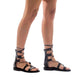Jerusalem Sandals - Women's Leather Gladiator Lace Up Sandal