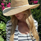Jocelyn - Women's Straw With Shell Hearts Hat