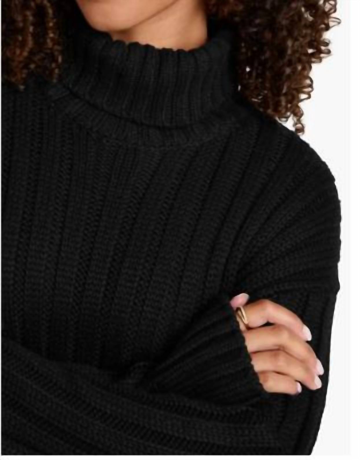 Splendid - Felicity Turtleneck Long Sleeve Mini Sweater Dress