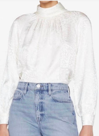 Blusa de gola falsa dobrável Frame