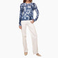 Autumn Cashmere - Floral Print Crew Sweater