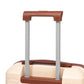 14'/20' 2-Piece ABS Spinner Wheel Luggage Set (Beige)