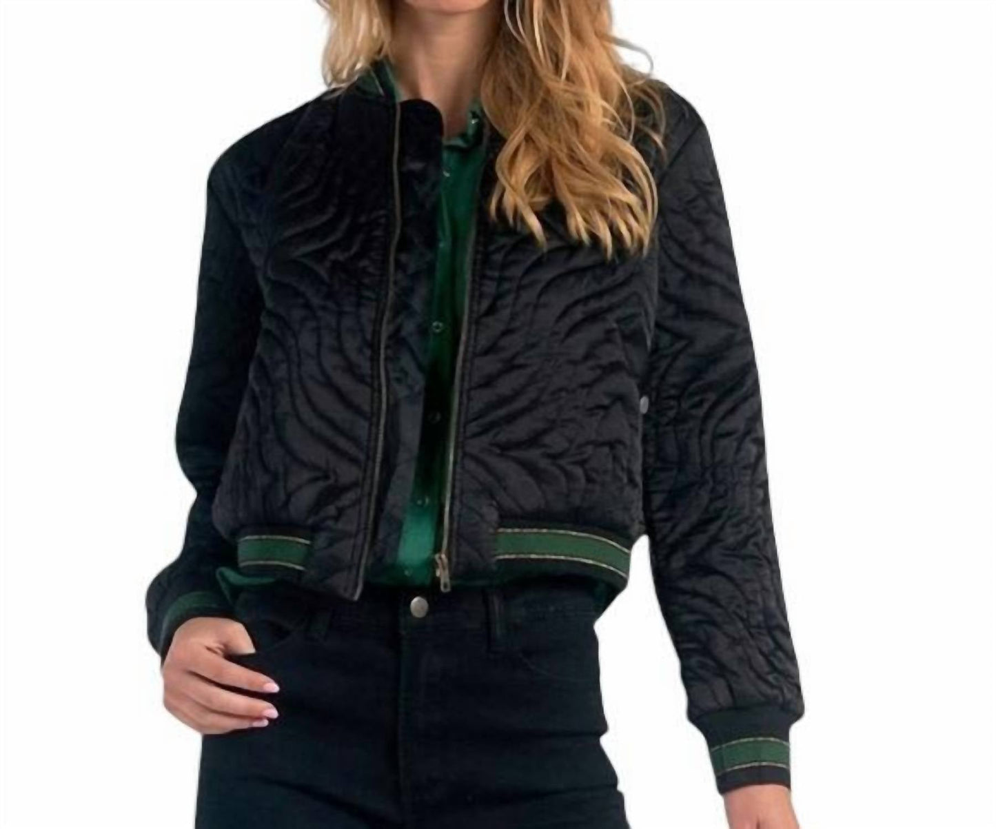 Elan - Quilted Bomber Jacket
