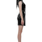 Western F.A.S.H.I.O.N - Punk Sci-Fi Patent Leather Chinese Style Dress