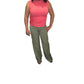 Risen - High Rise Wide Leg Tencel Cargo Pants