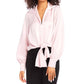 Karen Kane - Satin Tie Front Top