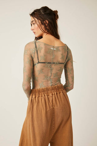 Free People - Blusa em camadas Full Bloom
