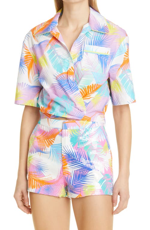 Le Superbe Extra Camp Shirt in Desert Palms Brights, Size 10