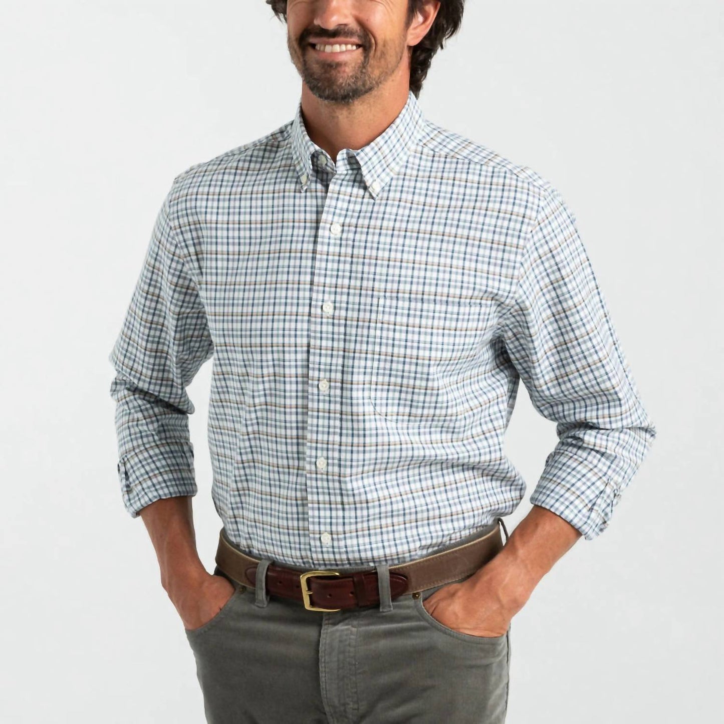 Duck Head - Cotton Oxford Sport Dafton Plaid Shirt