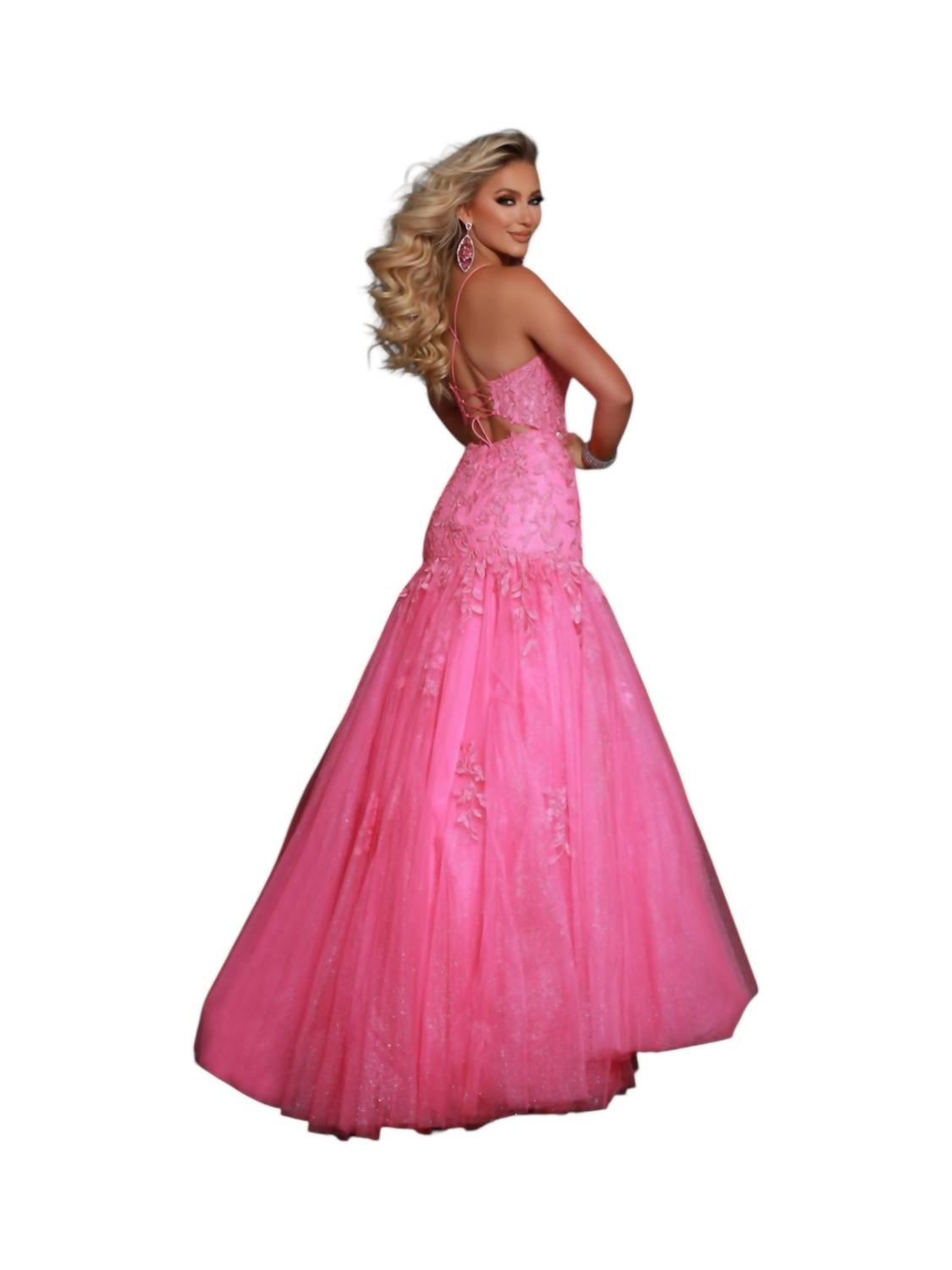 2Cute - Mermaid Patterned Ball Gown