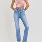 Risen - High Rise Ankle Straight Jeans