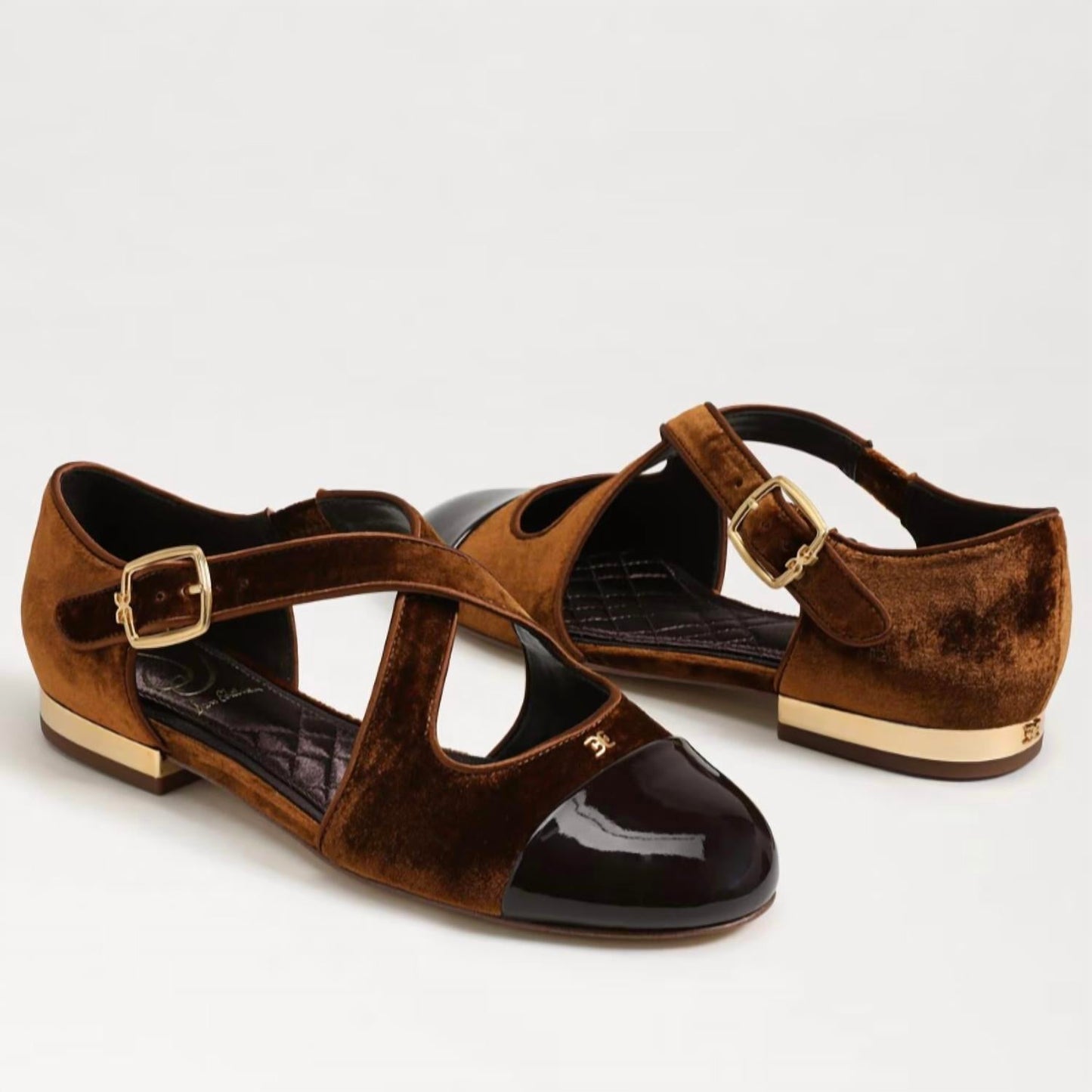 Sam Edelman - Women's Roxie Rounded Toe Mary Jane Ballet Flats