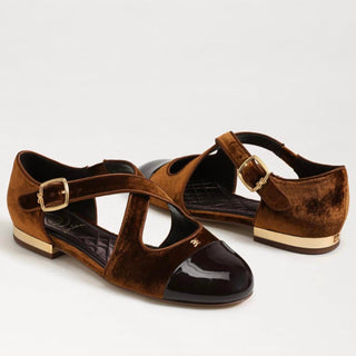 Sam Edelman - Sapatilhas Mary Jane Roxie com bico arredondado para mulheres