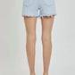 Risen - Full Size High Rise Distressed Detail Denim Shorts