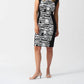 Joseph Ribkoff - Geometric Short Cap Sleeves Sheath Dress