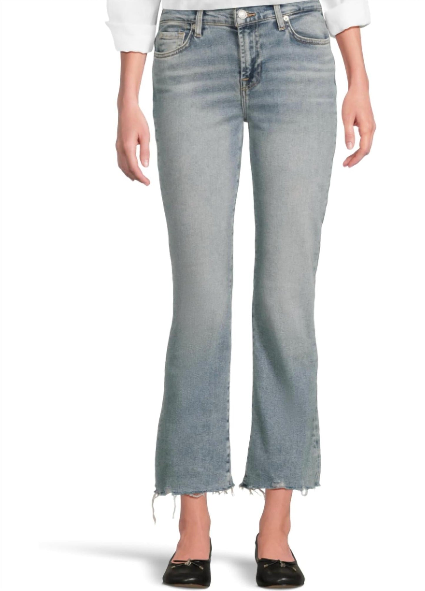 7 For All Mankind - Daisy Ankle Boot Jeans