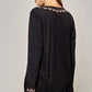 Andree By Unit - Geo Embroidered Fringe Top